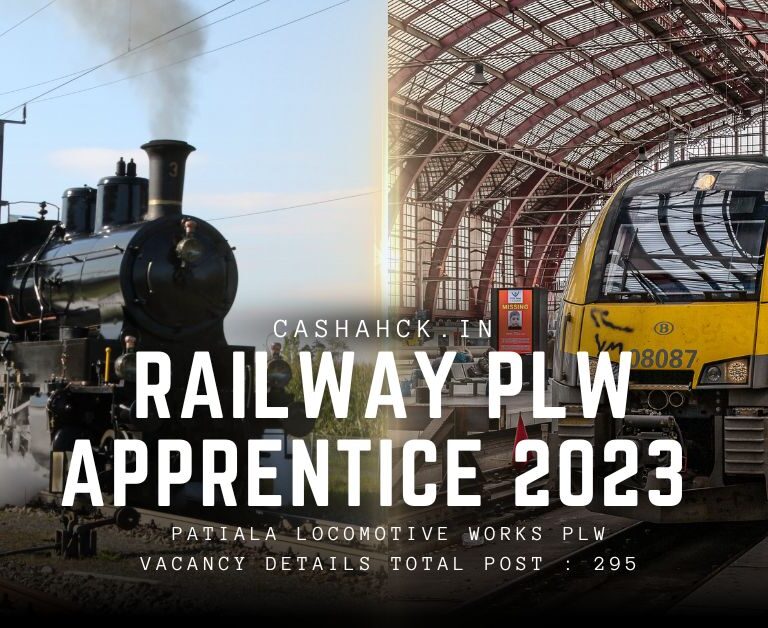 Railway PLW Apprentice 2023 | Railway Apprentice Online 2023.